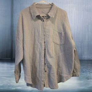 Men's Casual Gray Shirt